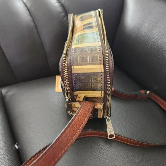 Patricia Nash leather artsy crossbody bag - Picture 5 of 5